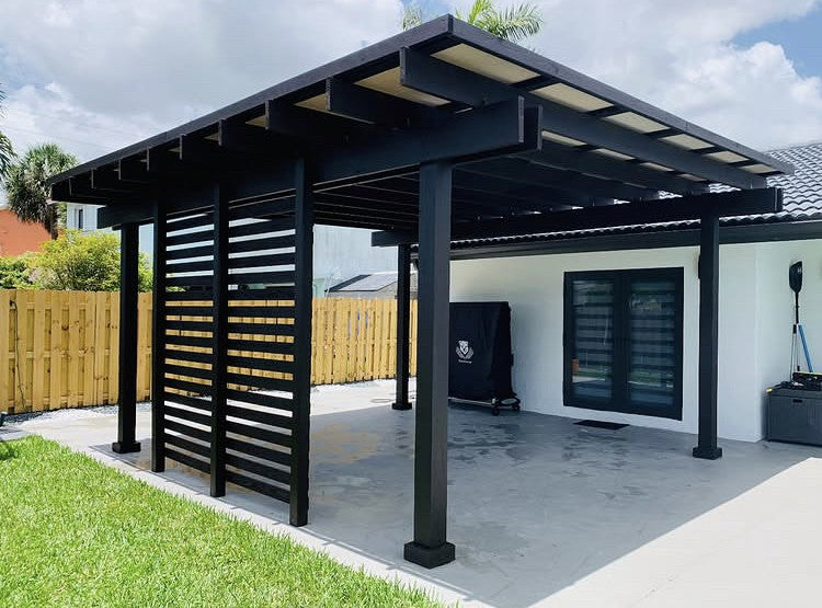 Retaining walls, Stone walkways, and Fences